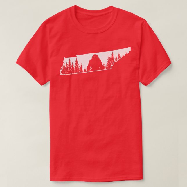Camiseta Tennessee Bigfoot (Diseño del anverso)