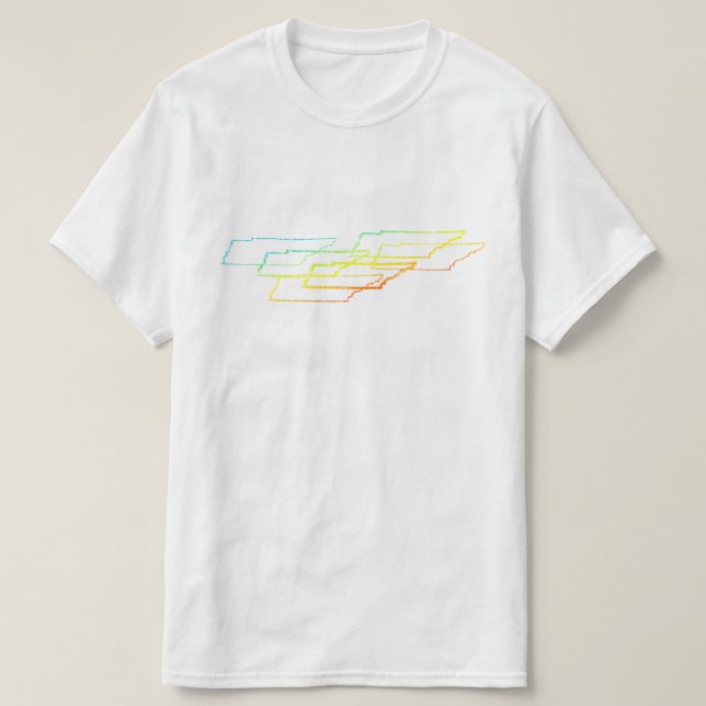 Camiseta tennessee chill blur (Diseño del anverso)