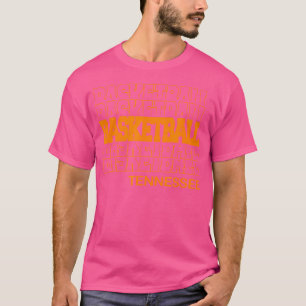 Camiseta Tennessee De Baloncesto En Cartas Modernas apilada
