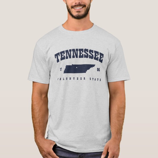 Camiseta Tennessee -- El estado voluntario (Anverso)