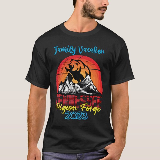 Camiseta Tennessee Family Vacation 2023 Pigeon Forge (Anverso)