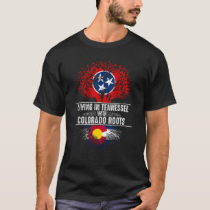 Camiseta Tennessee Hogar Colorado Rota La Bandera Del Árbol