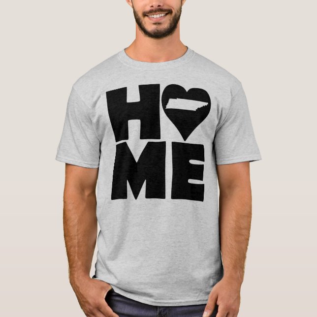 Camiseta Tennessee Home Heart State Tees (Anverso)