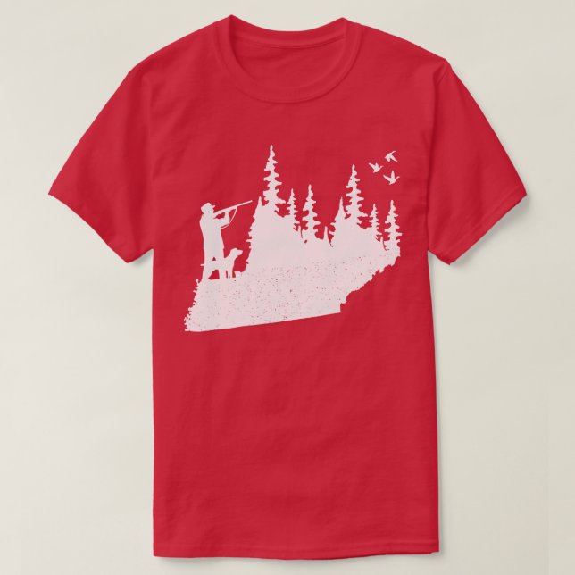 Camiseta tennessee Hunting Duck Gifts (Diseño del anverso)