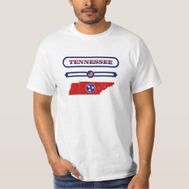 CAMISETA TENNESSEE MAP, TENNESSEE, USA. SAMER BRASIL