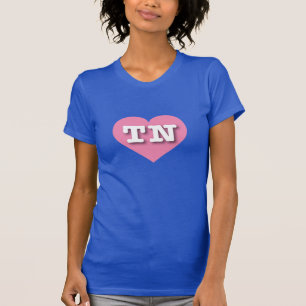 Camiseta Tennessee Pink Heart - Amo TN