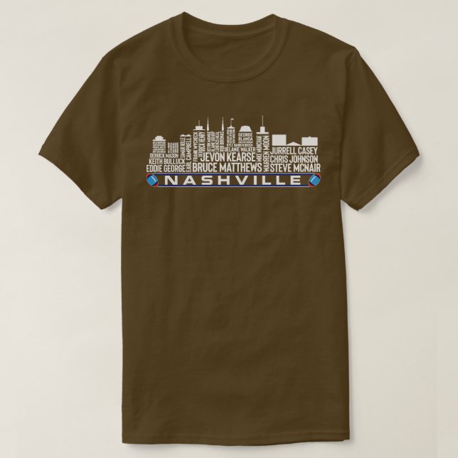 Camiseta Tennessee Team All Time Legends Nashville City Sk (Diseño del anverso)