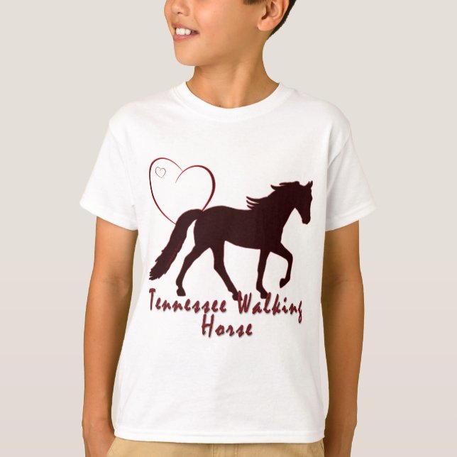 Camiseta Tennessee Walking Horse Hearts (Anverso)