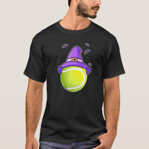Camiseta Tennis Ball Witch Gorra Funny Halloween Sport Play
