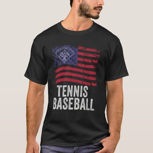 Camiseta Tennis Baseball Fun Game for All Ages Perfect Outd (Anverso)