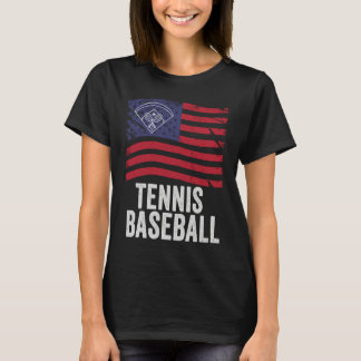 Camiseta Tennis Baseball Fun Game for All Ages Perfect Outd