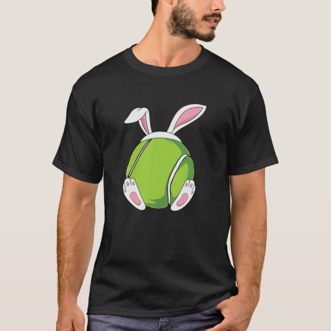Camiseta Tennis Bunny Ears Funny Easter - Tennis Bunny East (Anverso)