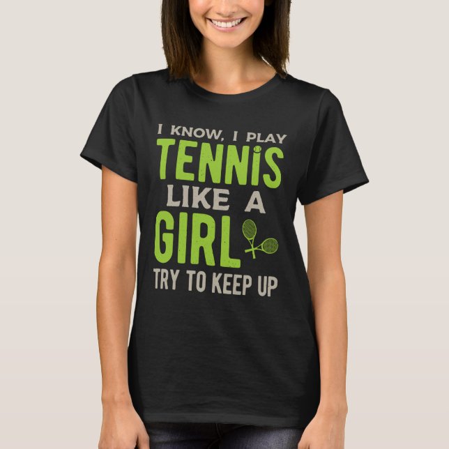 Camiseta Tennis Chica Funny (Anverso)