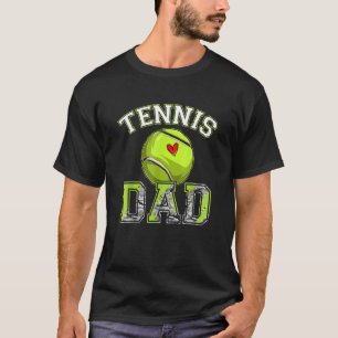 Camiseta Tennis Dad Leopard Sport Dad Game Day