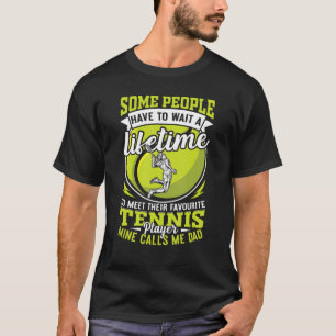 Camiseta Tennis dad mi jugador favorito me llama papá hija