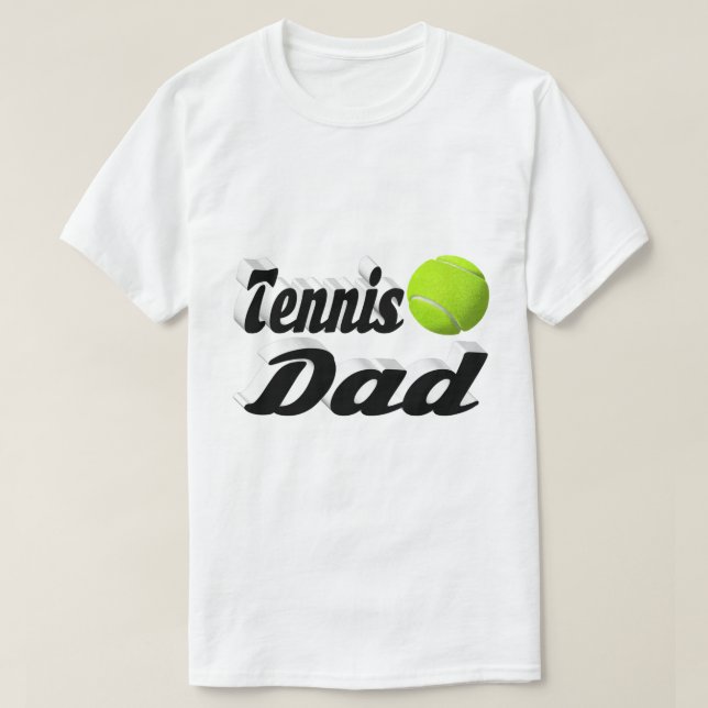 Camiseta Tennis Dad T-Shirt (Diseño del anverso)