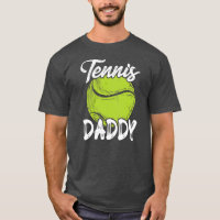 Tennis Daddy Men Familia Compitiendo con bolas de 