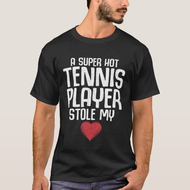 Camiseta Tennis Player Stole Heart  Sports Expert Coach Gra (Anverso)