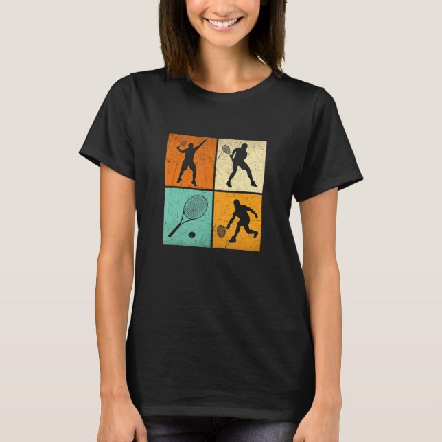 Camiseta Tennis player  vintage for tennis fans (Anverso)