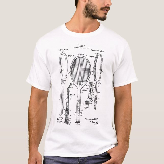Camiseta Tennis Racket (Anverso)