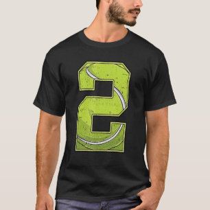Camiseta Tennis Segundo Chica de Nacimiento Dos Años