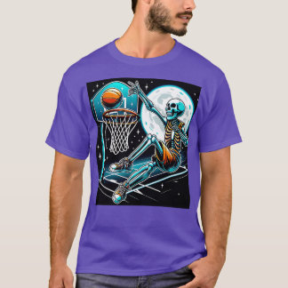 Camiseta Tennis Skeleton Funny Halloween