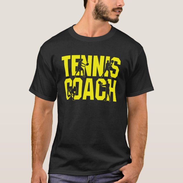 Camiseta Tennis Trainer Repeat After Me Yes Coach (Anverso)