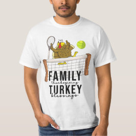Camiseta Tennis Turkey personalizado gracioso de Acción de 