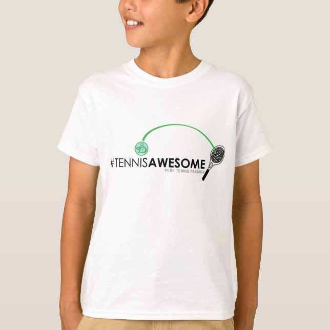 Camiseta #TennisAwesome for Kids! (Anverso)