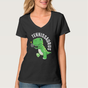 Camiseta Tennissaurus Lindo Para Tennis Niños Pequeños