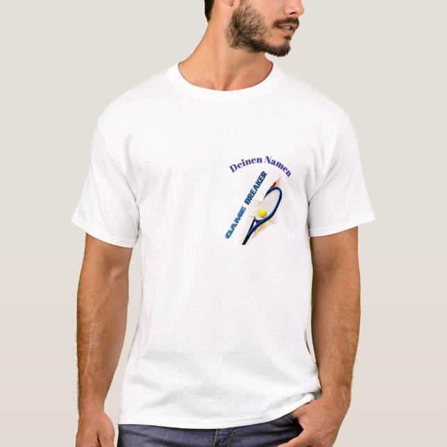 Camiseta Tennisshirt Gamebreaker mit Indiv. Namen  (Anverso)