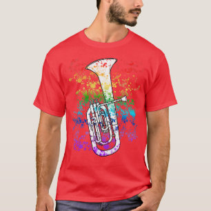 Camiseta Tenor Horn Rainbow Colours músico de bronce