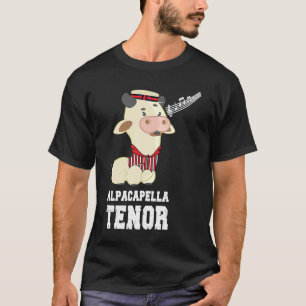 Camiseta Tenor Parte Vocal Alpacapella Barbershop Quartet S