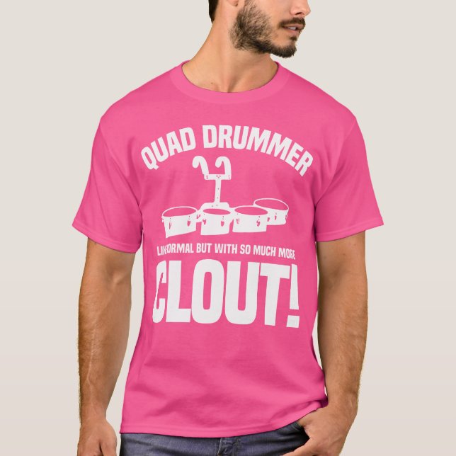 Camiseta Tenor Quad Drums Marchando Banda Graciosa (Anverso)