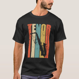 Camiseta Tenor vintage saxofón