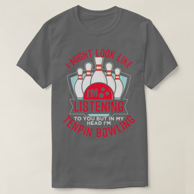 Camiseta Tenpin Bowling (Diseño del anverso)