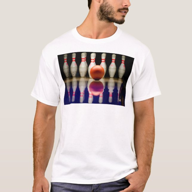 Camiseta Tenpin Bowling Strike. (Anverso)