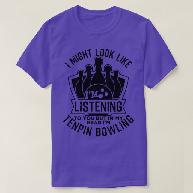 Camiseta Tenpin Bowling T (Diseño del anverso)