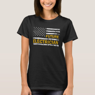 Camiseta Tensión de la bandera estadounidense de la futura