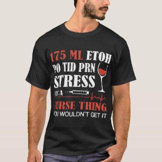 Camiseta tensión del prn del tid del po del etoh de 175 lm