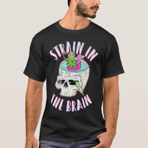 Camiseta Tensión En El Cerebro Alga Calavera Flamingo Summe