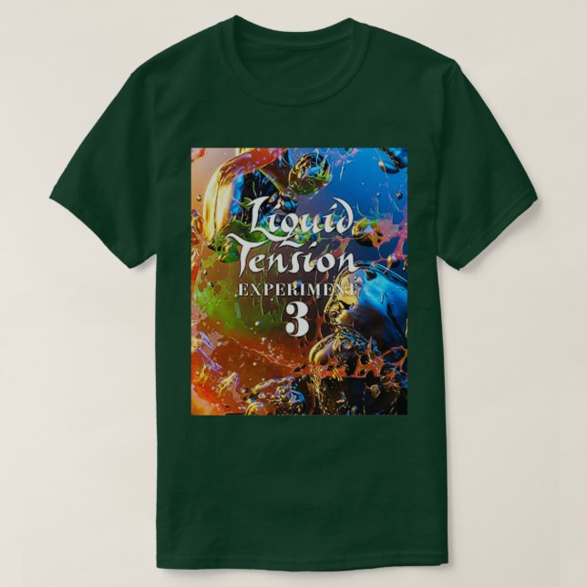 Camiseta tensión líquida de experimento 3 (Diseño del anverso)
