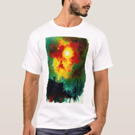 Camiseta tenso de espanto oscuro