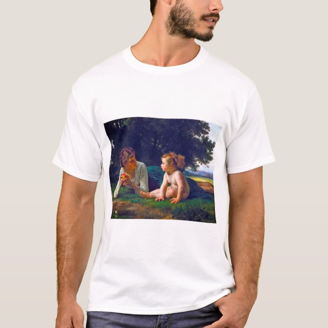 Camiseta Tentación, Bouguereau (Anverso)