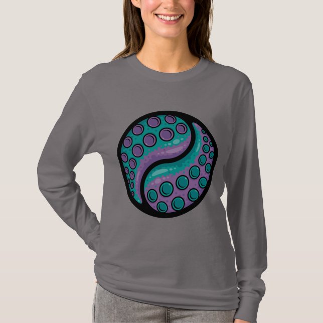 Camiseta Tentacle Yin Yang (Anverso)