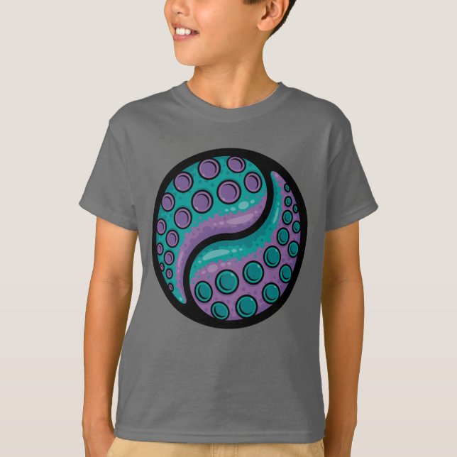 Camiseta Tentacle Yin Yang (Anverso)