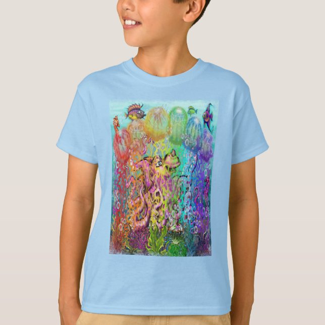 Camiseta Tentáculos del arco iris (Anverso)