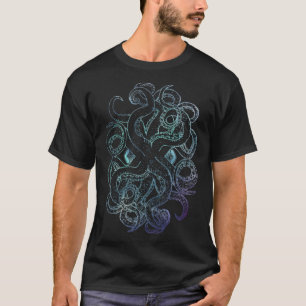 Camiseta Tentáculos psicodélicos de pulpo por cefalópodo