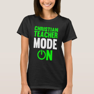 Camiseta Teología Cristianismo Estudio de la Biblia Enseñan