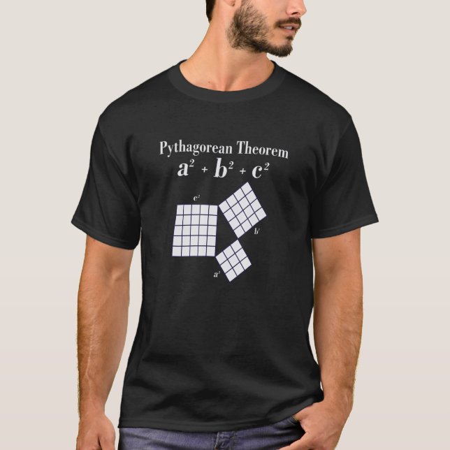 Camiseta Teorema de Nerdy Pythagorean Triangles Math Teache (Anverso)